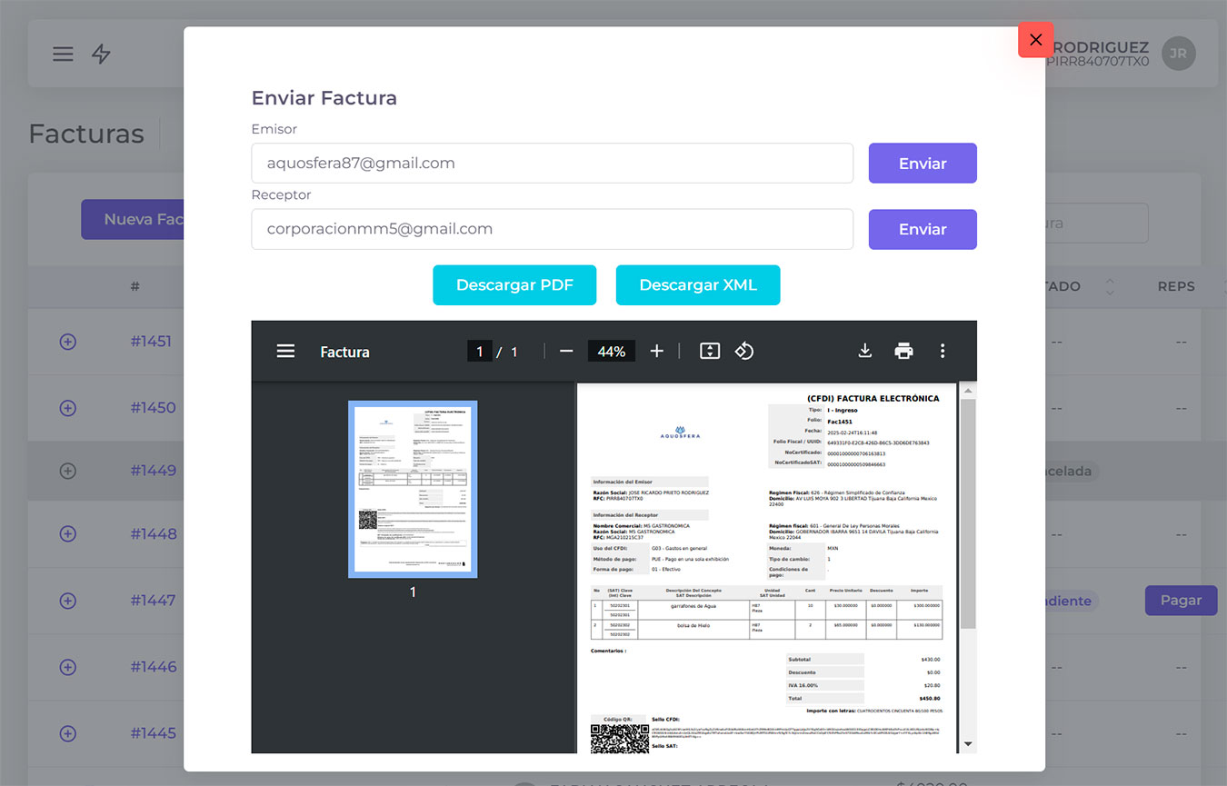 FACTURAZZION Captura de Pantalla