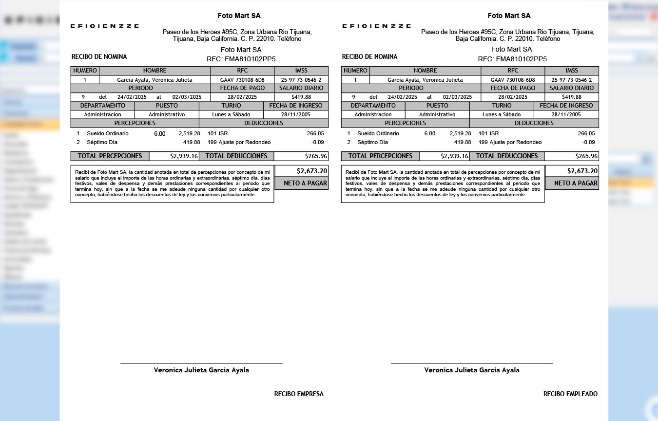 NOMINA ELECTRONICA Captura de Pantalla